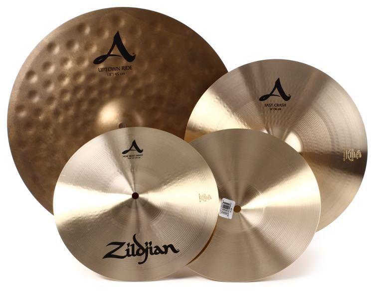 Kit Pratos Zildjian A Series-Acityp248-12NewBeat+14FastCrash
